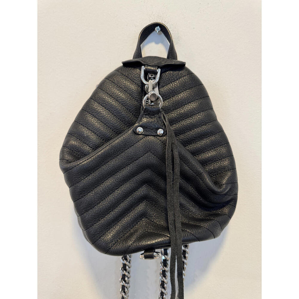 Rebecca Minkoff Dusk to Dawn Mini Quilted Leather Backpack with Chain Straps